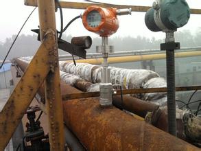 混合氣熱式氣體質量流量計工作現場圖